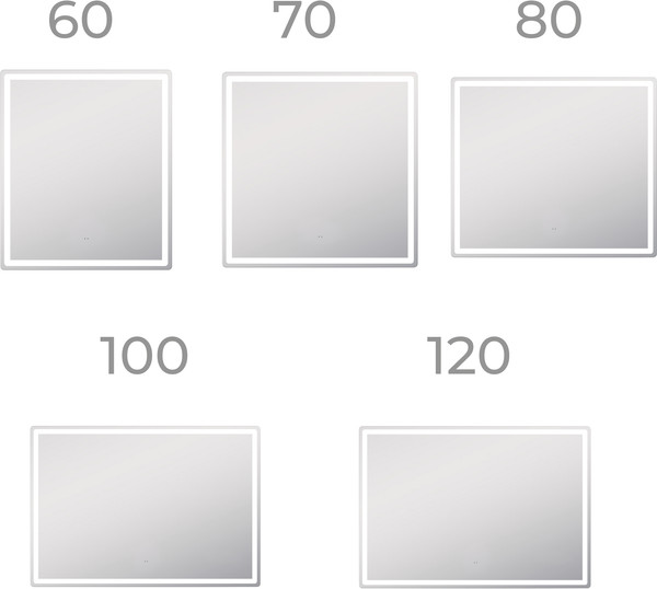 Изображение товара Зеркало Vigo Geometry Comfort 1200