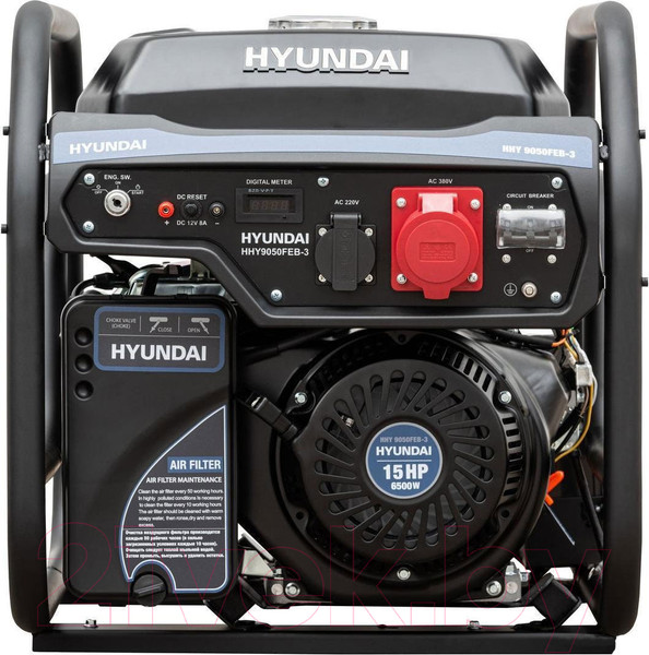 Изображение товара Бензиновый генератор Hyundai HHY9050FEB-3-ATS
