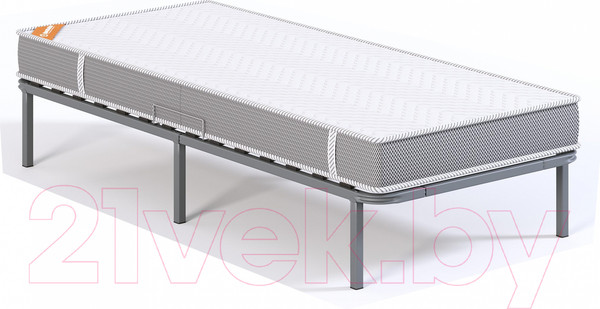 Изображение товара Односпальная кровать Домаклево София 90x200 (серый)