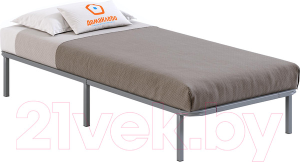 Изображение товара Односпальная кровать Домаклево София 90x200 (серый)