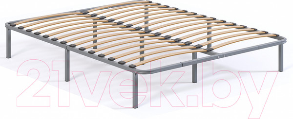 Изображение товара Полуторная кровать Домаклево София 140x200 (серый)