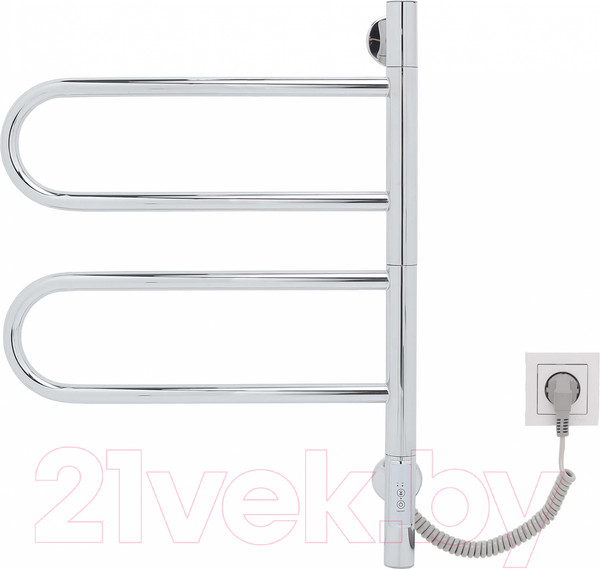 Изображение товара Полотенцесушитель электрический Gloss & Reiter E2.L.44x60.R2 (таймер)