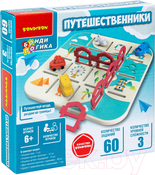 Изображение товара Развивающая игра Bondibon Путешественники / ВВ5863