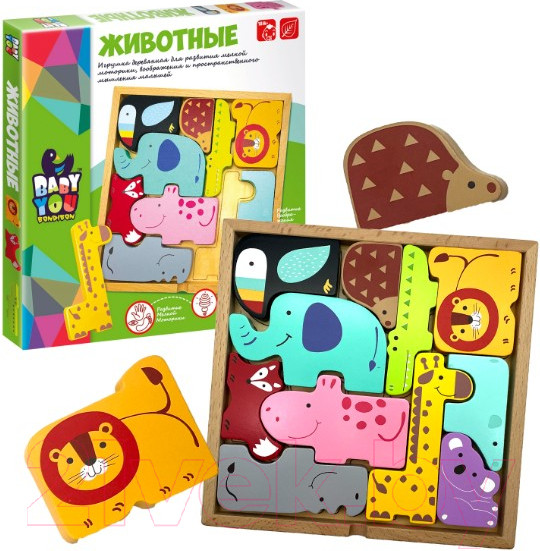 Изображение товара Развивающая игра Bondibon Животные / ВВ5383