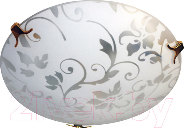 Изображение товара Светильник Элетех Эрика 300 НПБ 01-2х60-139 М16 (матовый белый/золото)