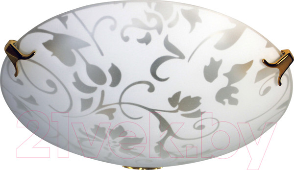 Изображение товара Светильник Элетех Эрика 300 НПБ 01-2х60-139 М16 (матовый белый/золото)