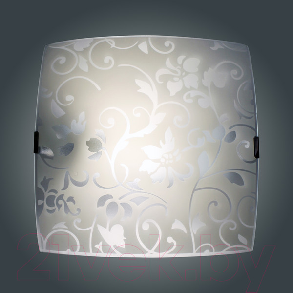 Изображение товара Бра Элетех Эрика 300х300 НПБ 09-60-003 М83 / 1005206093 (матовый белый/металлик)