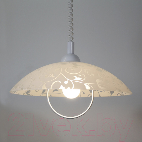 Изображение товара Потолочный светильник Элетех Эрика 410 НСБ 72-60 М52 / 1005159637 (матовый белый)