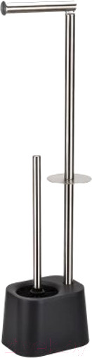 Изображение товара Стойка для туалетной бумаги с ершиком Caspian 90007