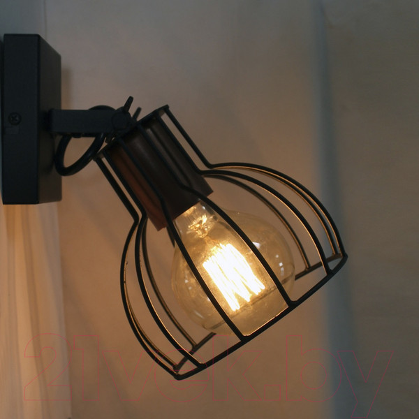 Изображение товара Бра Элетех Эстель 511 НББ 01-60-160 Е27 / 1005404799 (черный муар/медь)