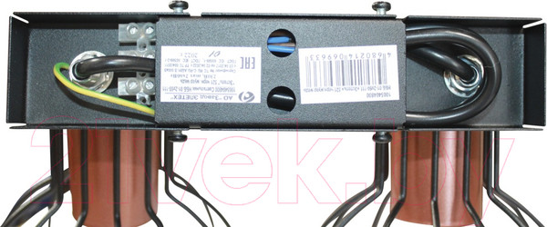 Изображение товара Бра Элетех Эстель 521 НББ 01-2х60-111 Е27 / 1005404800 (черный муар/медь)