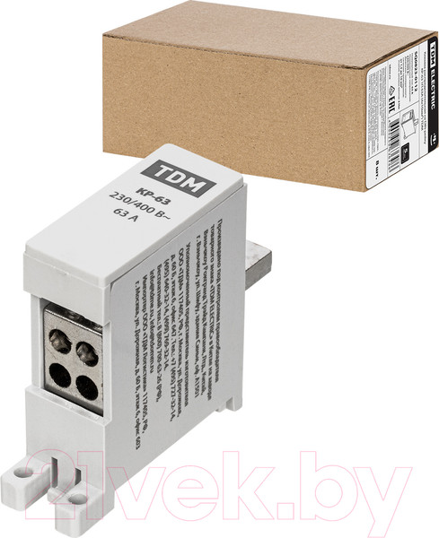 Изображение товара Клемма TDM Распределительная на DIN-рейку КР-63 / SQ0823-0112