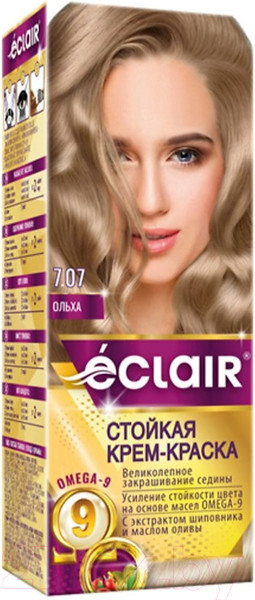 Изображение товара Крем-краска для волос Eclair 7.07 (ольха)