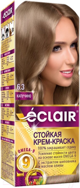 Изображение товара Крем-краска для волос Eclair 6.3 (капучино)