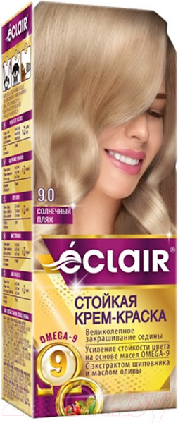 Изображение товара Крем-краска для волос Eclair 9.0 (солнечный пляж)