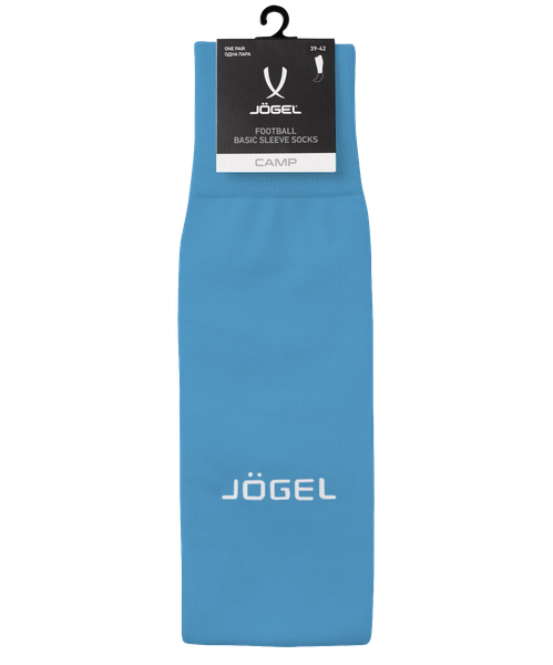 Изображение товара Гетры футбольные Jogel Basic Sleeve Socks / JC1GA0223.Z1 (р-р 43-45, голубой/белый)