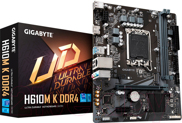 Изображение товара Материнская плата Gigabyte H610M K DDR4