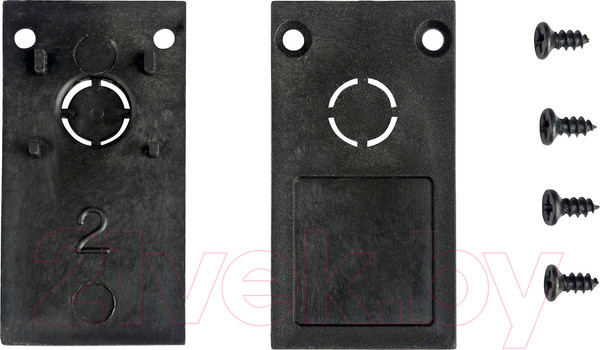 Изображение товара Комплект заглушек для шинопровода Vitaluce VT0313-01 (2шт, черный)