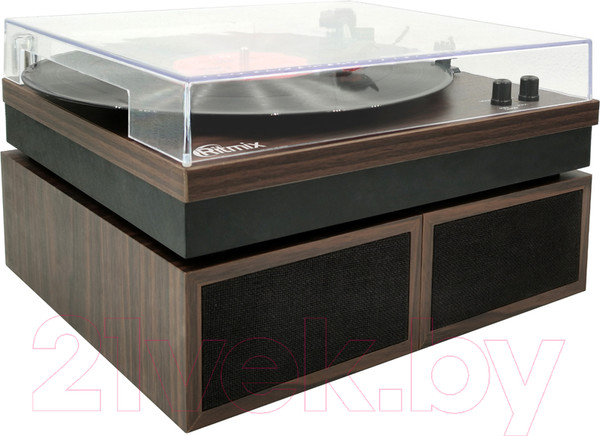 Изображение товара Проигрыватель виниловых пластинок Ritmix LP-340B (коричневый)