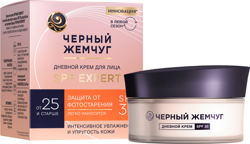 Изображение товара Крем для лица Черный жемчуг Для молодой кожи Дневной SPF30 (48мл)