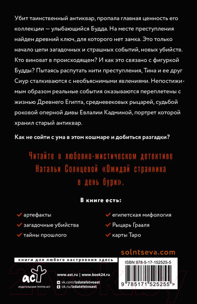 Изображение товара Книга АСТ Ожидай странника в день бури (Солнцева Н.)