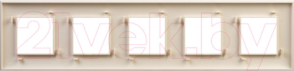 Изображение товара Рамка для выключателей и розеток DKC Avanti / 4405900 (ванильная дымка)