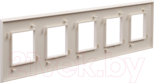 Изображение товара Рамка для выключателей и розеток DKC Avanti / 4405900 (ванильная дымка)