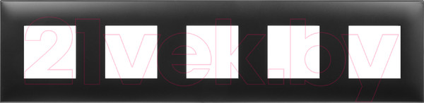 Изображение товара Рамка для выключателей и розеток DKC Avanti / 4412900 (черный матовый)