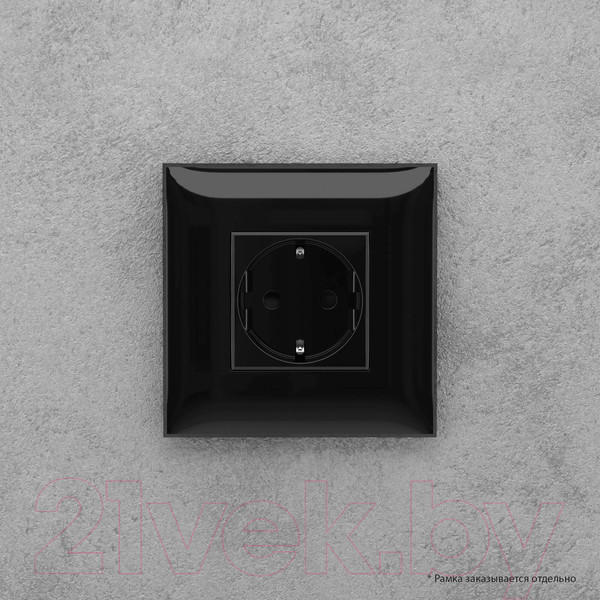 Изображение товара Розетка DKC Avanti / 4402003 (черный квадрат)