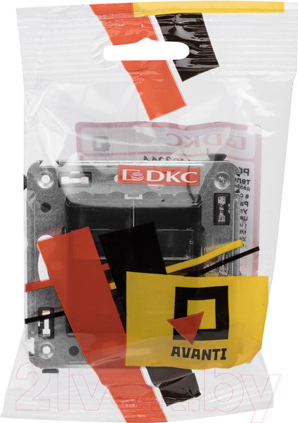 Изображение товара Розетка DKC Avanti RJ-12 / 4402314 (черный квадрат)