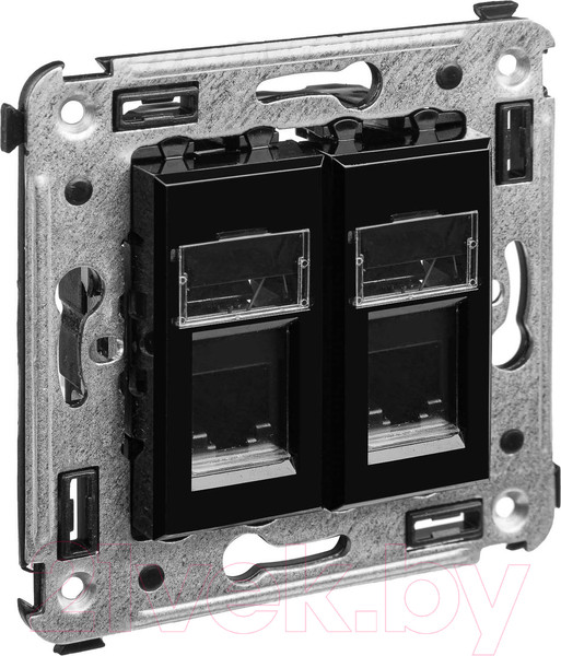 Изображение товара Розетка DKC Avanti RJ-12 / 4402314 (черный квадрат)