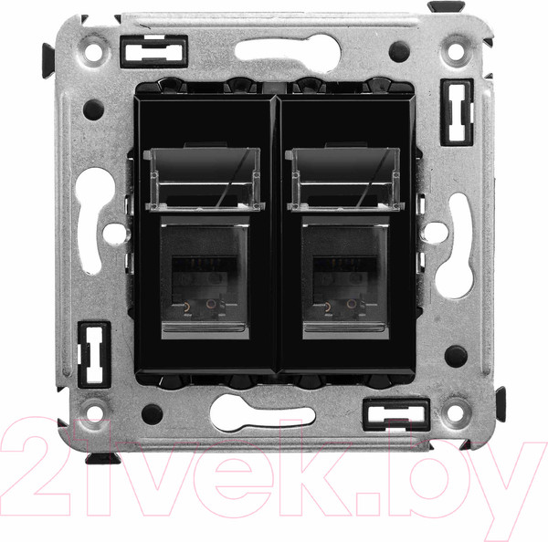 Изображение товара Розетка DKC Avanti RJ-12 / 4402314 (черный квадрат)