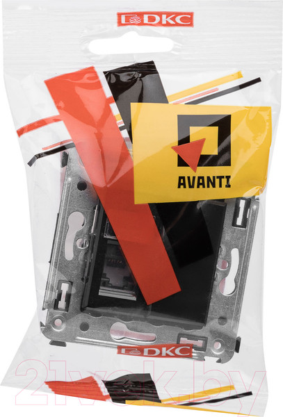 Изображение товара Розетка DKC Avanti RJ-45 / 4402463 (черный квадрат)