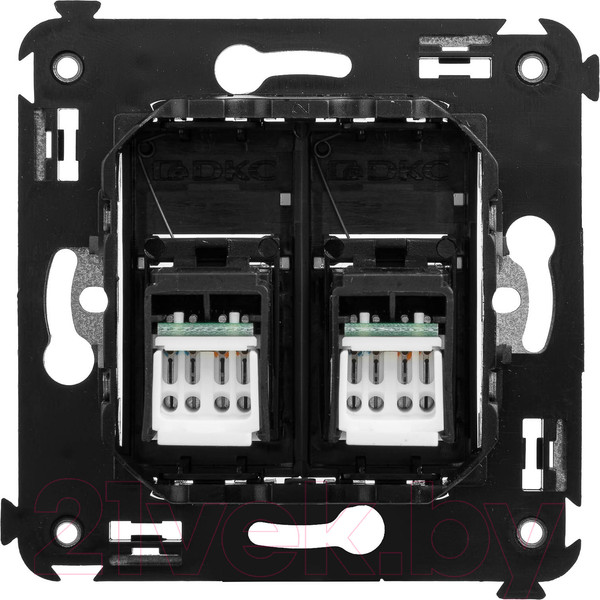 Изображение товара Розетка DKC Avanti RJ-45 / 4402464 (черный квадрат)