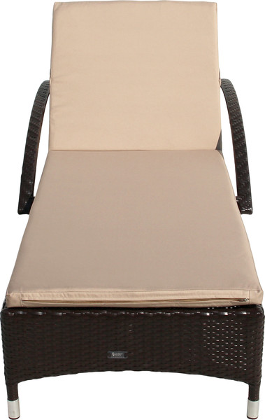 Изображение товара Шезлонг Garden Story Мальта-2 / M002-2023 (ротанг искусственный коричневый/бежевый)