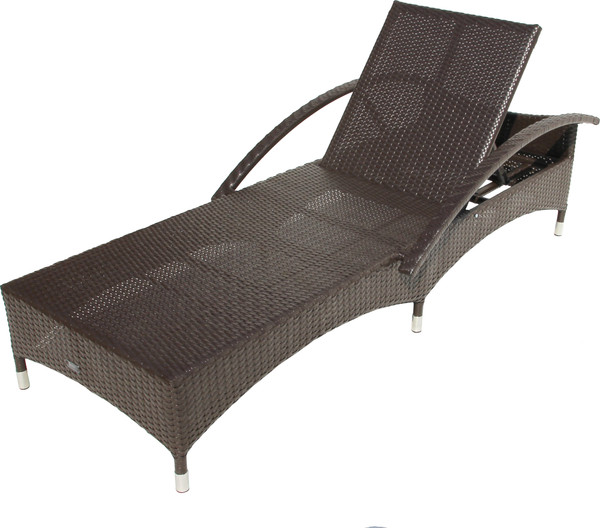 Изображение товара Шезлонг Garden Story Мальта-2 / M002-2023 (ротанг искусственный коричневый/бежевый)