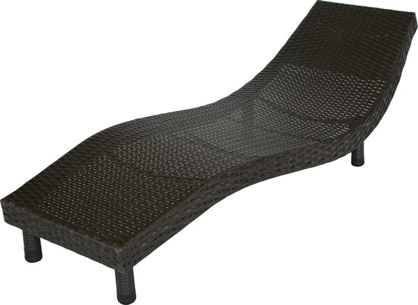 Изображение товара Шезлонг Garden Story Вико / 7024 (ротанг искусственный коричневый)