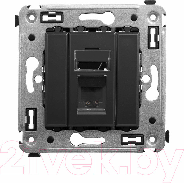 Изображение товара Розетка DKC Avanti RJ-12 / 4412313 (черный матовый)