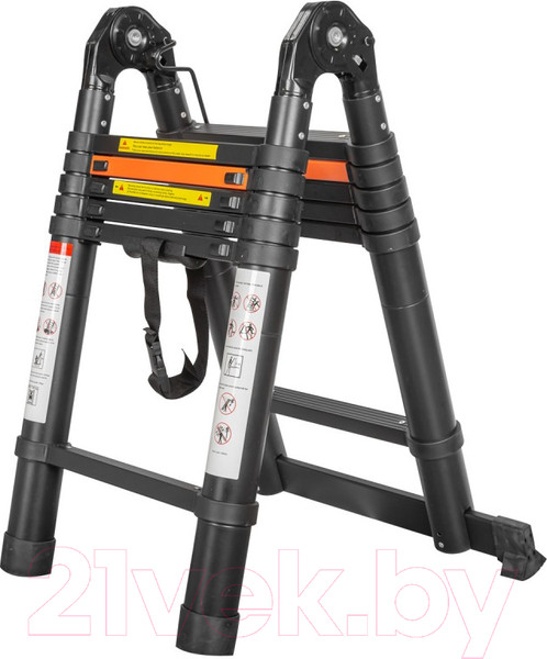 Изображение товара Телескопическая лестница RockForce RF-UP190-M