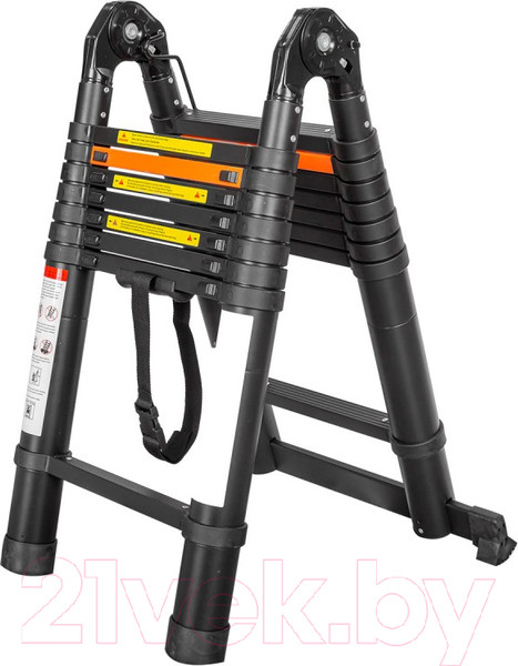 Изображение товара Телескопическая лестница RockForce RF-UP250-M