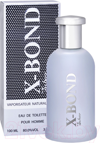 Изображение товара Туалетная вода X-Bond Silver Pour Homme (100мл)