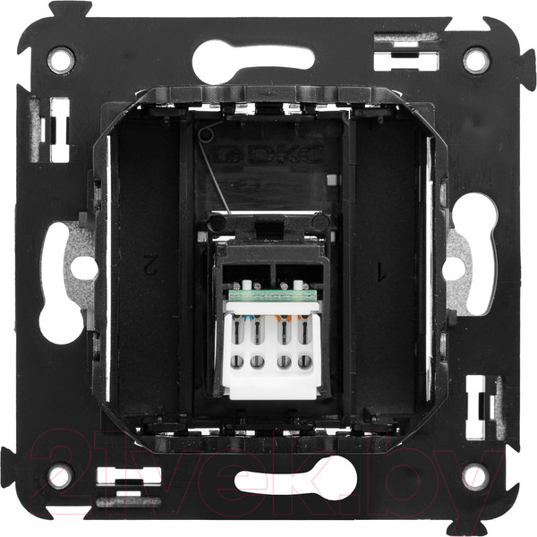 Изображение товара Розетка DKC Avanti RJ-45 / 4412463 (черный матовый)