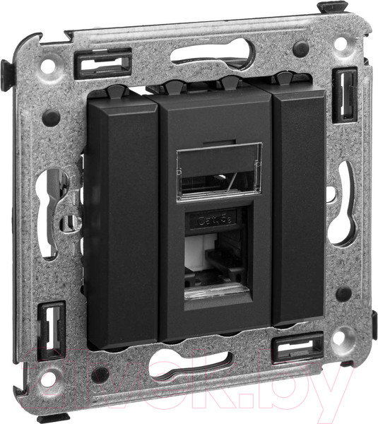 Изображение товара Розетка DKC Avanti RJ-45 / 4412463 (черный матовый)