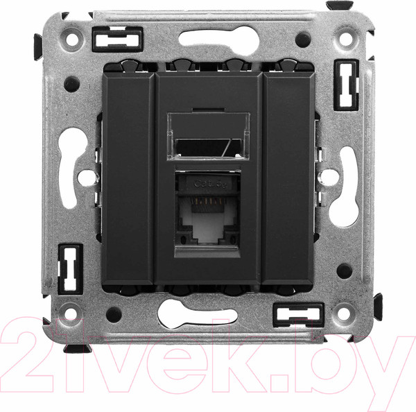 Изображение товара Розетка DKC Avanti RJ-45 / 4412463 (черный матовый)