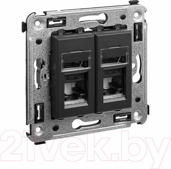 Изображение товара Розетка DKC Avanti RJ-45 / 4412464 (черный матовый)
