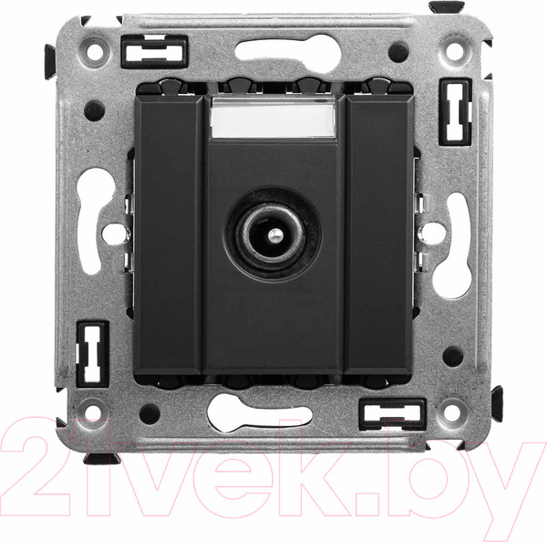 Изображение товара Розетка DKC Avanti / 4412513 (черный матовый)