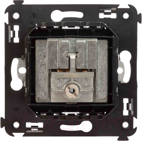 Изображение товара Розетка DKC Avanti TV-FM-SAT / 4402533 (черный квадрат)