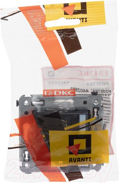 Изображение товара Розетка DKC Avanti / 4402503 (черный квадрат)