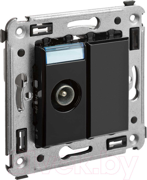 Изображение товара Розетка DKC Avanti / 4402513 (черный квадрат)