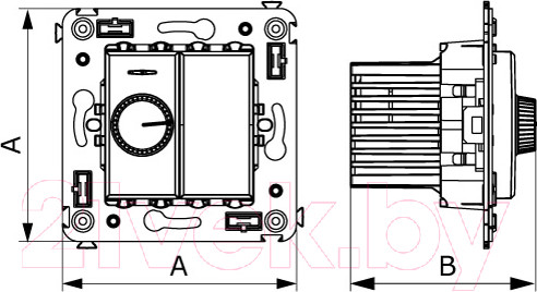 Изображение товара Диммер DKC Avanti 4400133 (белое облако)